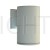 Indoor/Outdoor Up & Down Light 7002 IP54 Temper Glass - White