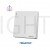 Switch Megaman 2Gang 2Way -White Color