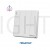 Switch Megaman 4Gang 2Way -White Color