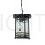 Outdoor Hanging Light 1825A Rotating Glass Diffuser - Black