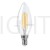 Megaman LC2204.8CS LED Candle Filament Lamp E14 4.8W Warm White 