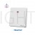 Switch c/w Neon Megaman 1Gang 1Way - 20A DP -White Color