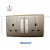 Switch Socket Megaman 2Gang 13Amp - Gold Color