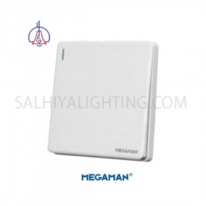 Switch Megaman 1Gang 2Way -White Color